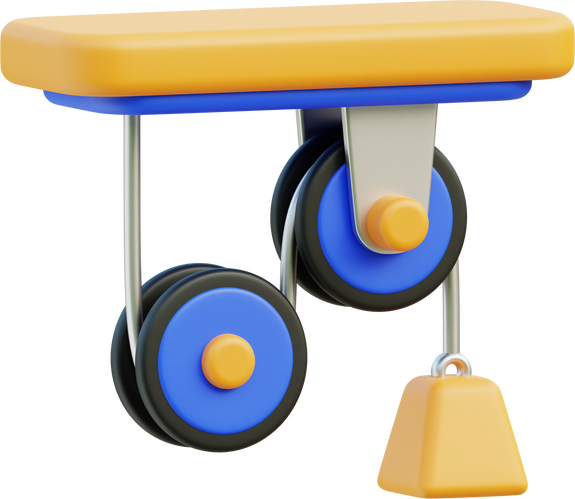 Pulley 3d icon