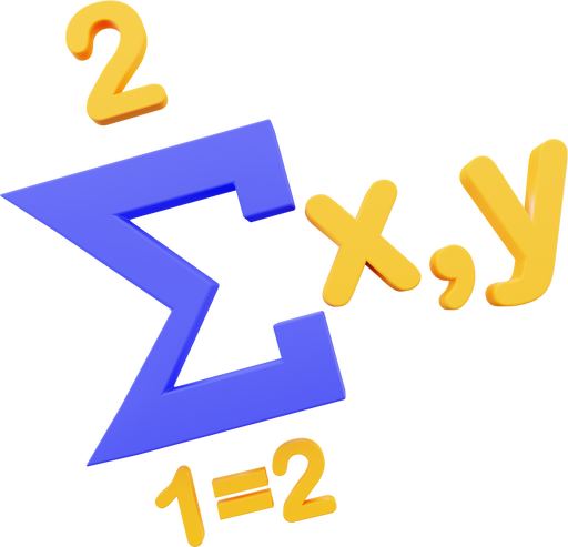 3D Math Sum formula Illustration